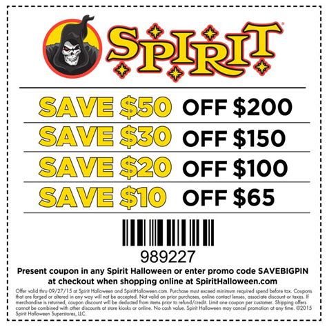 Get Spooktacular Savings At Spirit Halloween