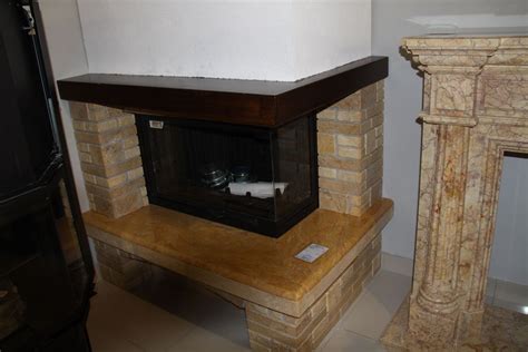 Камин с боковым стеклом