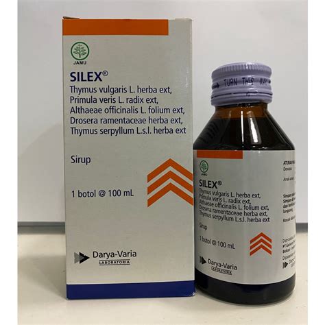 Jual Silex Sirup 100 Ml Obat Batuk Berdahak Pilek Shopee Indonesia