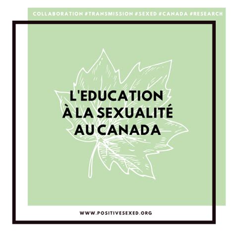Sexuality Education In Canada Reports Data SEX ED