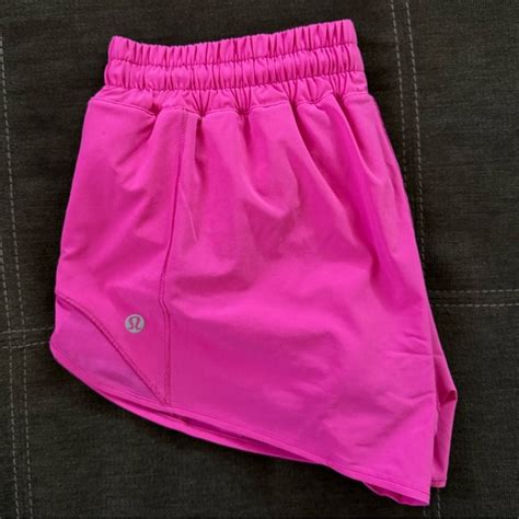 Lululemon Athletica Shorts Brand New Lululemon Sonic Pink Lr Hotty Hot Shorts Inseam