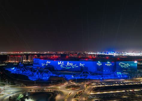 SeaWorld Yas Island Abu Dhabi Lights The Capital Up In Blue In