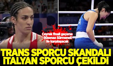 Olimpiyatlarda Trans sporcu skandalı İtalyan boksör Cezayirli boksör