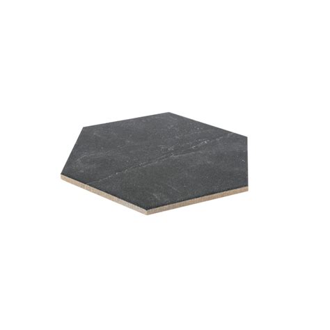 Satori Gios Graphite Hexagon 8 In X 10 In Matte Porcelain Floor And Wall Tile In The Tile