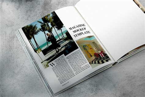 Magazine Mockup Template :: Behance