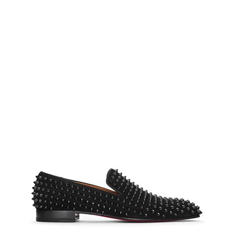 Christian Louboutin Dandelion Spikes Loafers Men Blackblack Flannels