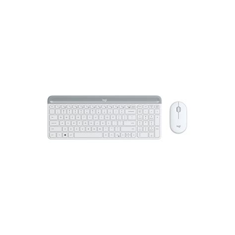 Logitech Mk Slim Teclado Y Raton Rf Inalambrico Espa Ol Blanco