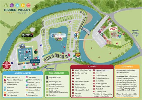 Hidden Valley Resort Park Map/Wayfinding Design | Designbytes