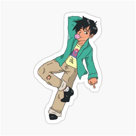 "Hajime" Sticker for Sale by badascheprince | Redbubble