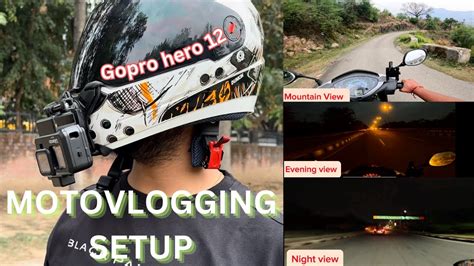 Moto Vlogging Setup Bought My New Gopro Hero Black