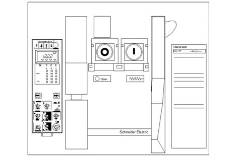 Electrical Equipment Cad Drawing Details Dwg File