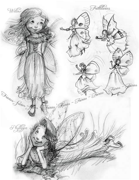 Childrens Publishing Blogs Pencils Sketches Of Fairies Blog Posts