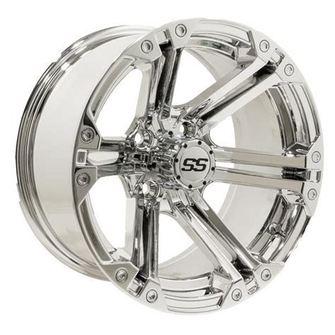 Gtw Gtw Specter 12x7 Chrome Wheel Golf Carts Modified
