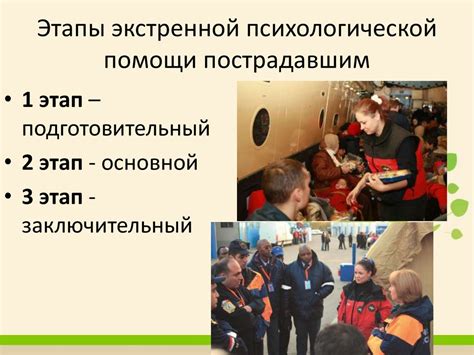 Оказание психологической помощи населению и спасателям в ЧС ...
