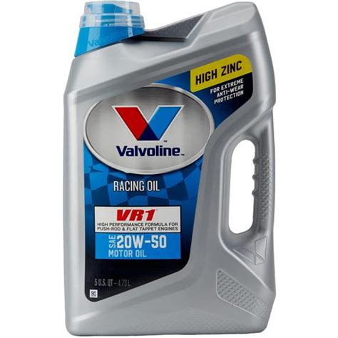 Valvoline Vr Racing Oil W Quart Jug