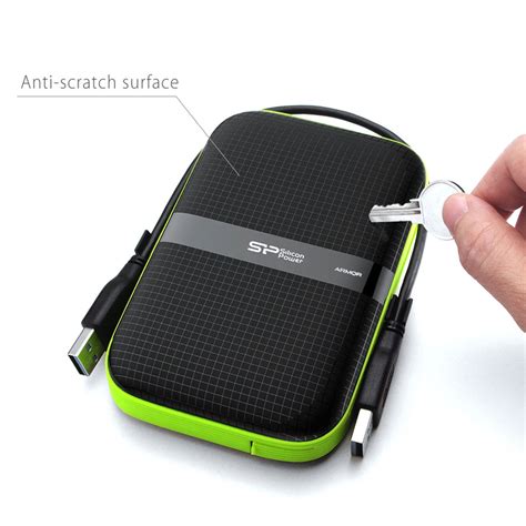 Silicon Power Armor A60 1TB-5TB USB 3.2 Gen 1 2.5-inch External Hard D ...