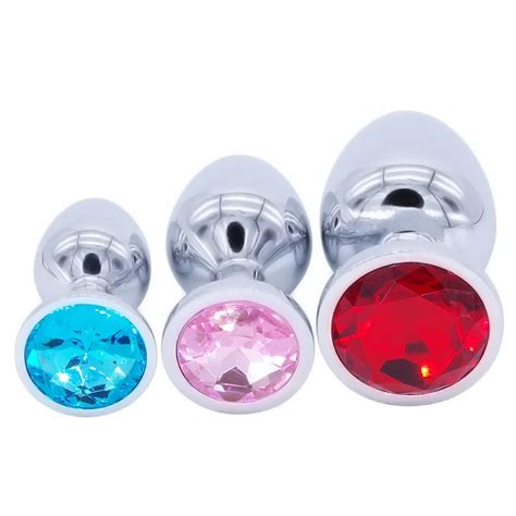 Pcs Set Small Medium Big Stainless Steel Metal Anal Plug Dildo Sex
