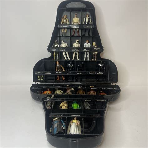 Vintage Kenner Darth Vader Action Figure Case W 25 Figures 70s 90s Rare Ebay