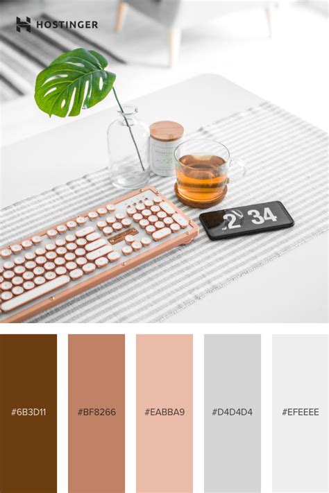 Nude Color Palette Home Office Hostinger Inspiration Farben