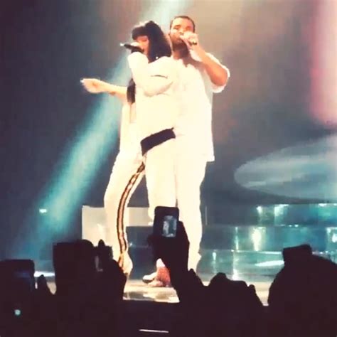 Rihanna And Drake Grind On Stage During Rappers Paris Concert