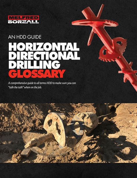 PDF AN HDD GUIDE HORIZONTAL DIRECTIONAL DRILLING GLOSSARY