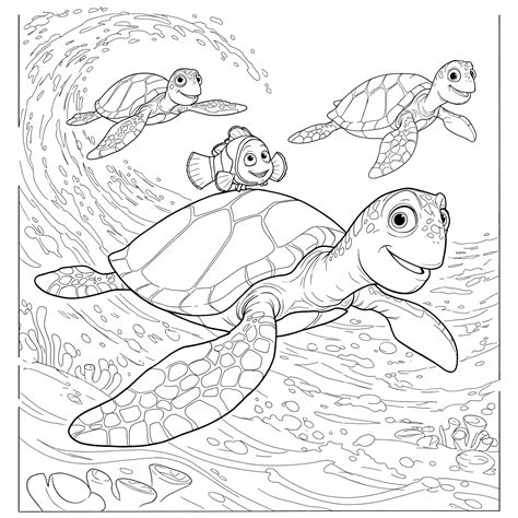 63 Disegni Alla Ricerca di Nemo da Colorare | Divertimento per Bambini