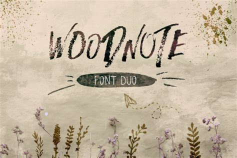 Woodnote Font by annaivanir · Creative Fabrica