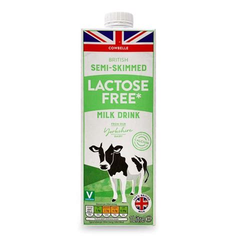 Cowbelle British Semi Skimmed Lactose Free Milk Drink L