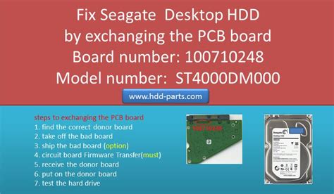 7 How To Repair Seagate By Swap Pcb Board 100710248 Seagate Pcb Board Repair