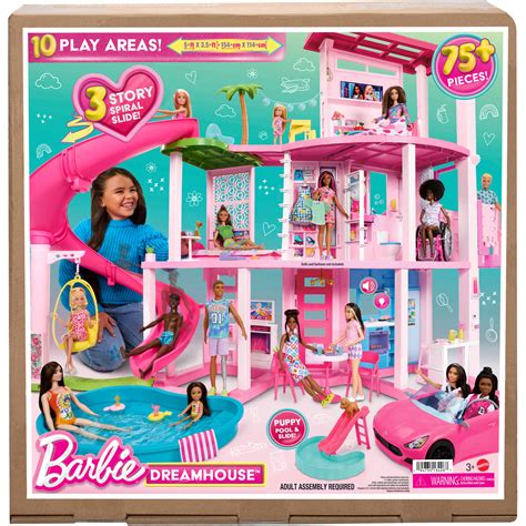 barbie dream house and dolls 7