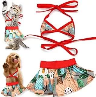 Traje De Baño Para Perro Bikini Para Mascotas Traje De Bañ Meses sin interés