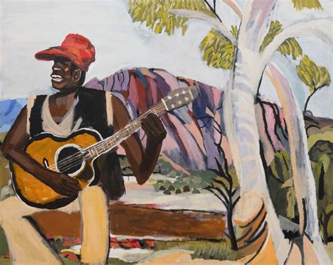 Desert Songs Warumpi Band 2 2023 By Vincent Namatjira Acrylic On