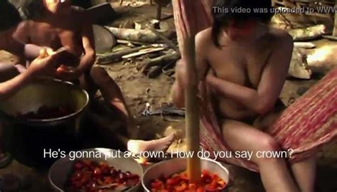 ENF TV Reporter Has To Get Naked For Amazon Tribe Report TNAFlix Porn Videos