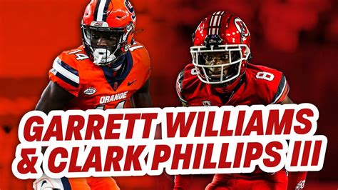 Syracuse S Garrett Williams And Utah S Clark Phillips Iii 2023 Nfl Draft Scouting Reports Youtube