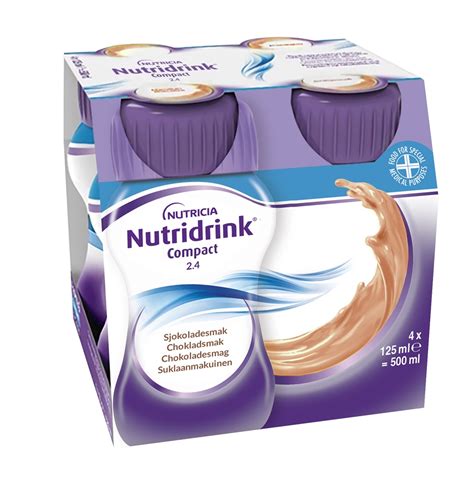 Nutridrink Compact - 4x125ml Choklad - 4 st - swemed.se