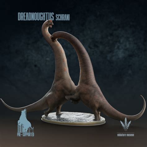 3D Printable Dreadnoughtus schrani : Clash of the Titans by Miniature ...