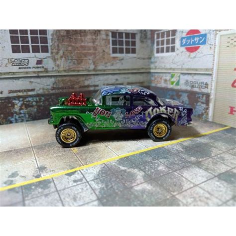 Jual Hot Wheels Chevy Bel Air Gasser Custom Joker Shopee Indonesia