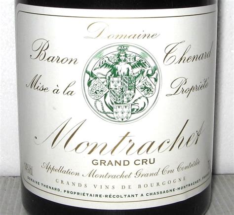 2012 Montrachet Grand Cru Domaine du Baron Thénard Bourgogne 1