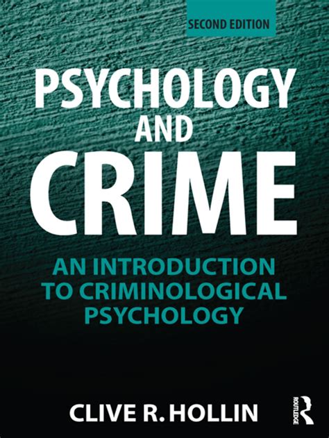 Psychology and Crime - 2nd Edition (eBook Rental) in 2021 | Psychology ...