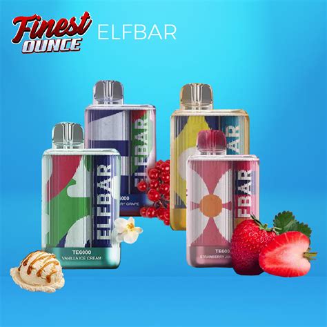 Elf Bar 6k Puff Disposable Pod Elfbar Finest Ounce Online Vape Store