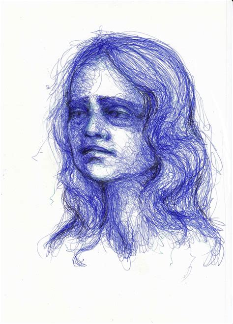 Ballpoint Pen Ink Art Pen Art Drawings Scribble Art
