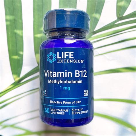 Life Extension® Vitamin B12 Methylcobalamin 1 Mg 60 Vegetarian