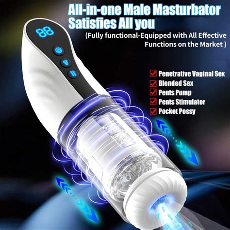 Automatic Sucking Male Vibrating Masturbator Oral Sex Machine Heated Masturbation Cup Vagina Sex