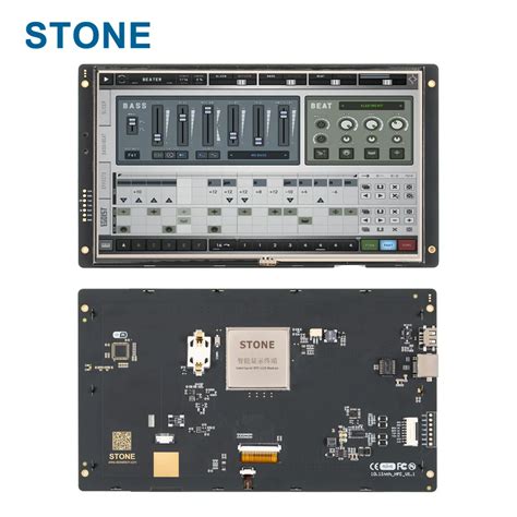 STONE Pantalla HMI De 10 1 Pulgadas Con Interfaz RS232 RS485 TTL Placa