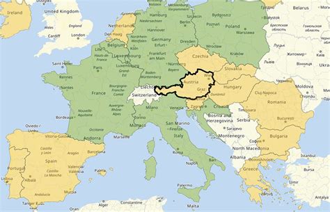 Where Is Vienna On The World Map United States Map