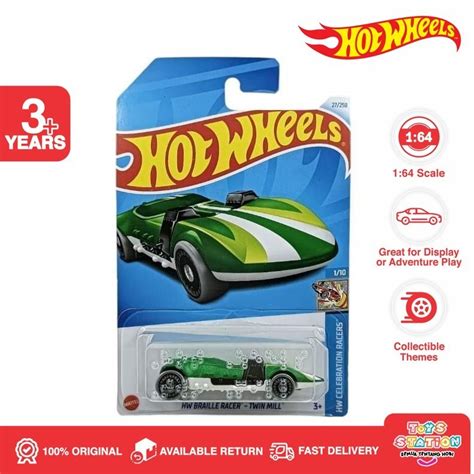 Jual Hot Wheels Hw Braille Racer Twin Mill Lot G Toyzstatioon Shopee Indonesia
