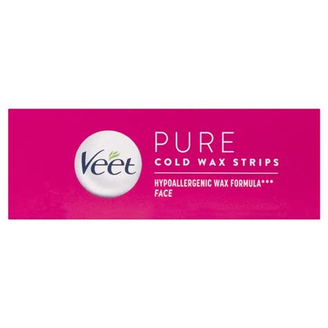 Buy Veet Pure Cold Wax Strips Face 20 Pack Online At Chemist Warehouse®