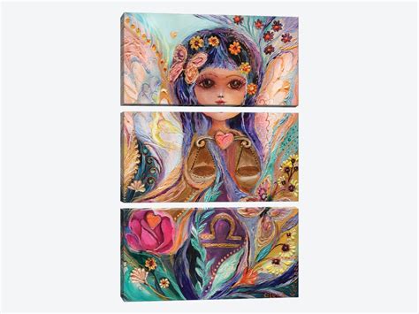 The Fairies Of Zodiac Series Li Canvas Wall Art Elena Kotliarker