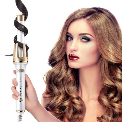 Visks Auto Ceramic Ion Hair Curler Super Easy To Use 1 Inch Curling Iron