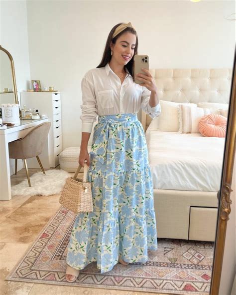 Camisa Com Saia Longa - Camisa Branca e Saia Longa: 20 Looks Perfeitos Para Copiar